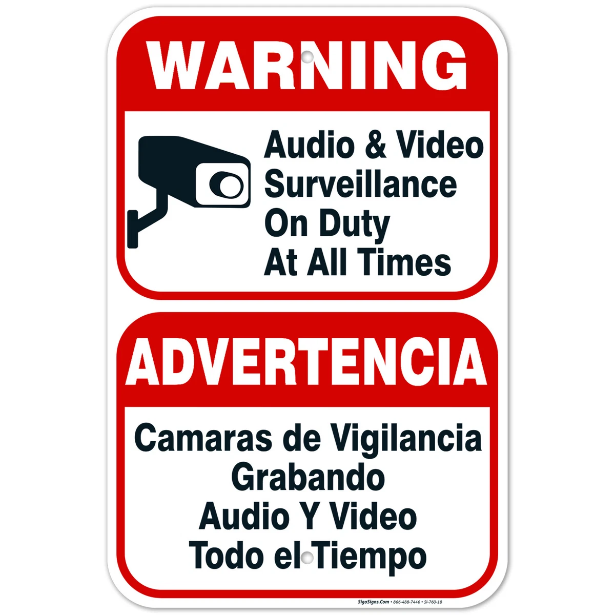 Señalética Seguridad Canadiense Ilustración De Señal De Advertencia De La Cámara De Seguridad Y Más Señal Vigilancia Video