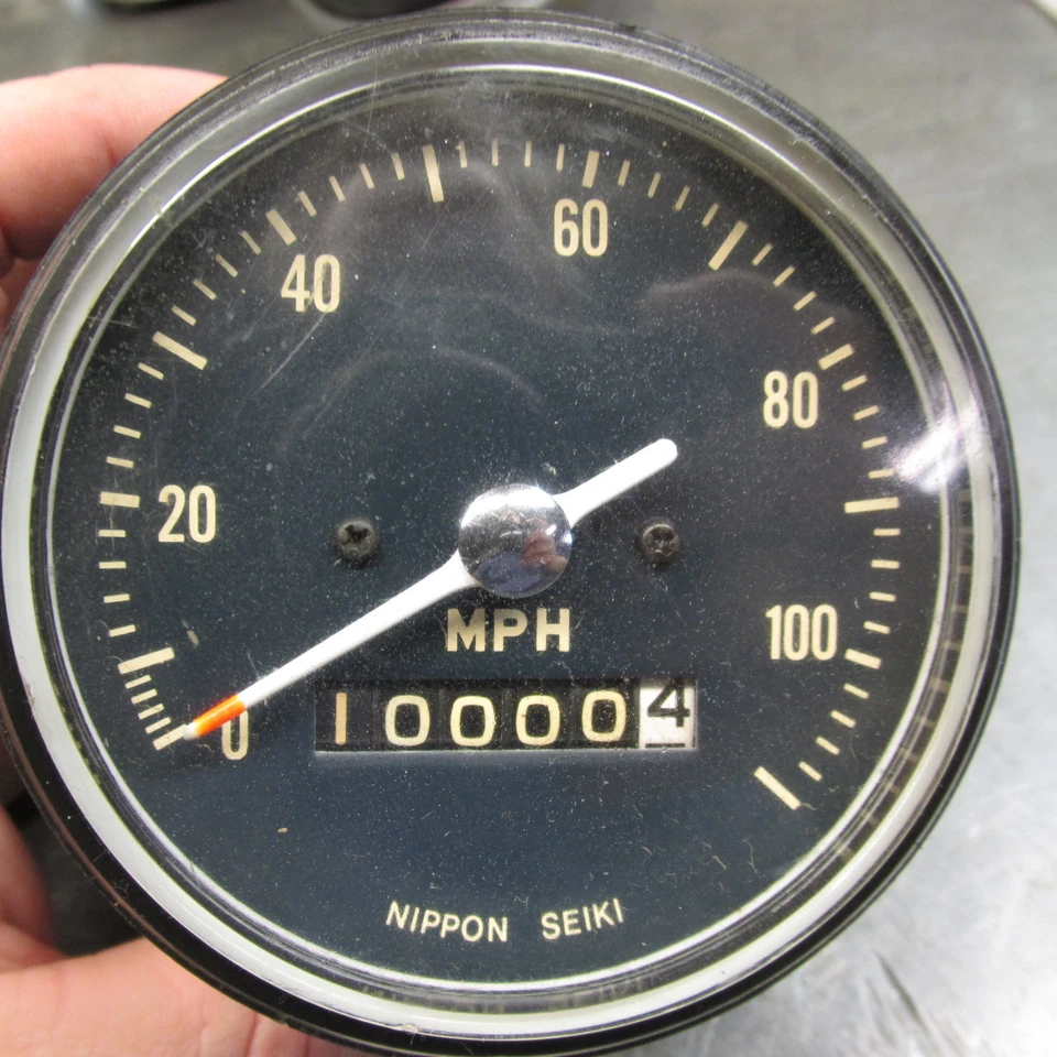Velocímetro Honda CL350 cb350 cl cb 350 calibre vintage FUNCIONA! Nippon Seiki H26 - Imagem 2 de 4