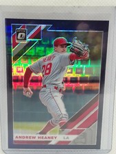 Andrew Heaney 2019 Donruss Optic Baseball BLUE PANDORA (/99) Los Angeles Angels