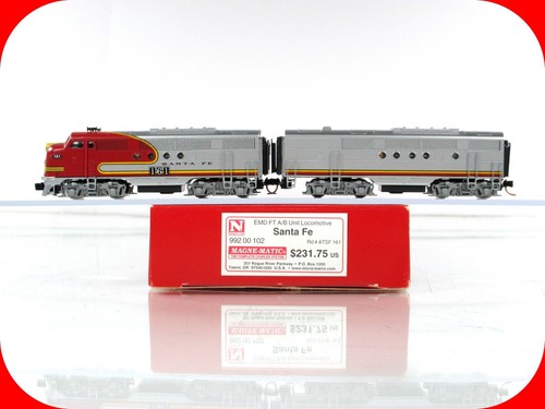N Scale ***SANTA FE*** EMD FT A/B Set #161 - Micro Trains 99200102, *DCC Ready