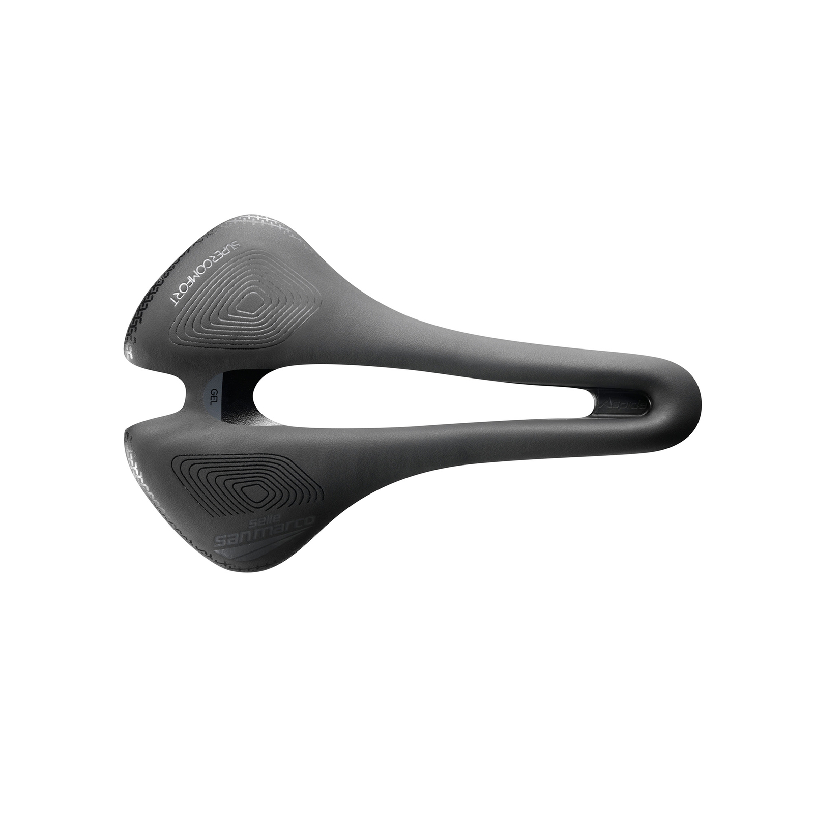 Selle San Marco Short Supercomfort Racing Saddle - Black - Wide L3