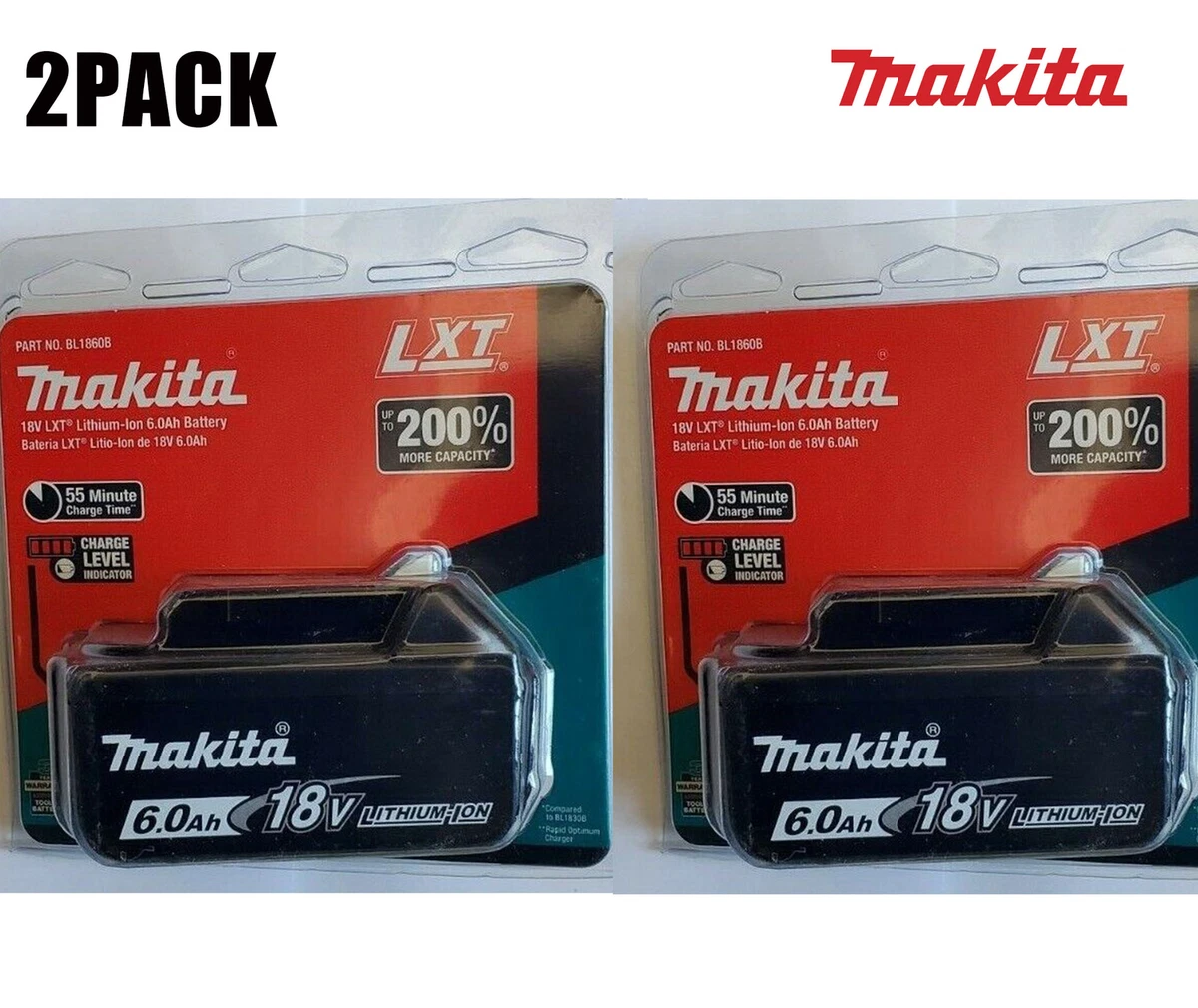 BATTERIE 18V 6.0AH MAKITA BL1860B