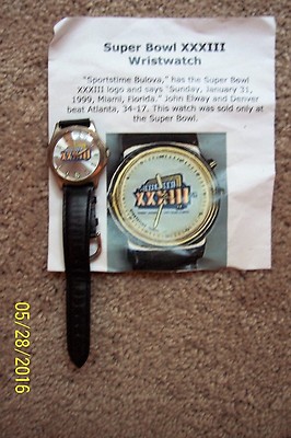 Super Bowl XXXIII Wrist Watch
