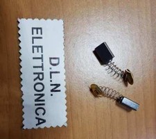 SPAZZOLE DI CARBONIO 2PZ X  SEGHETTI TRAPANI ELETTRICO 6 X10 X14,5 mm RICAMBI
