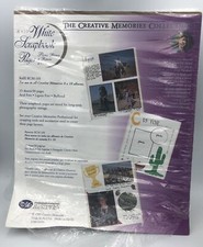 Creative Memories 8x10 White Scrapbook Refill Pages Opened Pack 14 Pages