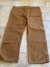 Dickies Men Brown Carpenter Relaxed Fit Straight Leg Jeans NWT Box 13 
