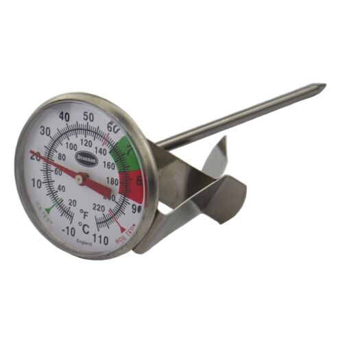 Stainless Steel Frothy Coffee & Milk Thermometer 125mm - Barista - 31/150/0 - Picture 1 of 8