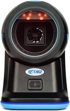 1D 2D QR Hands-Free Barcode Scanner, Omnidirectional Automatic Sensing Scanning