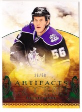 10-11 Artifacts Richard Clune /50 Rookie EMERALD LA Kings RC 2010