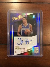 2020-21 PANINI DONRUSS ELITE TYRESE HALIBURTON PEN PALS ROOKIE AUTO 31/35