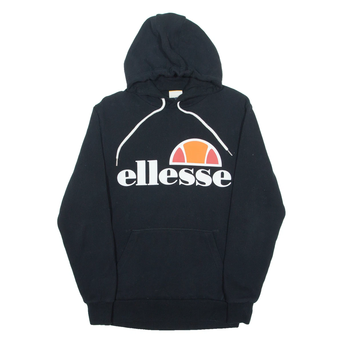 Sweat Ellesse Jaune Homme, Capuche Graphique, Taille L, état Correct