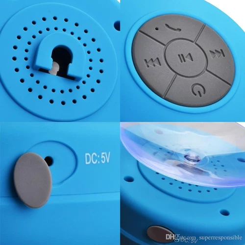 Bluetooth Wireless Speaker Waterproof Shower Wireless Resistant Portable Mic - Picture 44 of 59