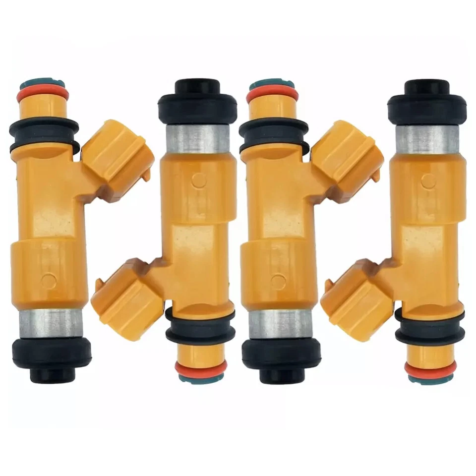 4 piezas inyectores de combustible para Yamaha FZ6 2004-09 FZ6R 2009-2017 OEM 5VX-13761-00-00 Foto 3 de 4