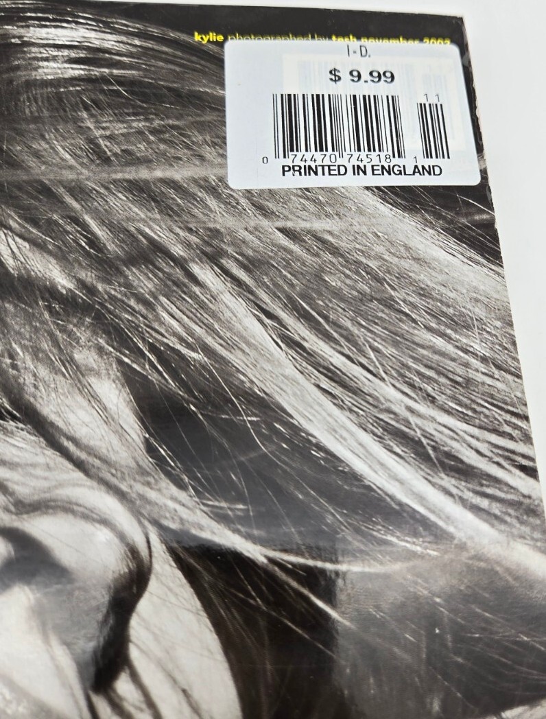 Vintage Fashion Lifestyle Music Magazine I-d ID # 73 September