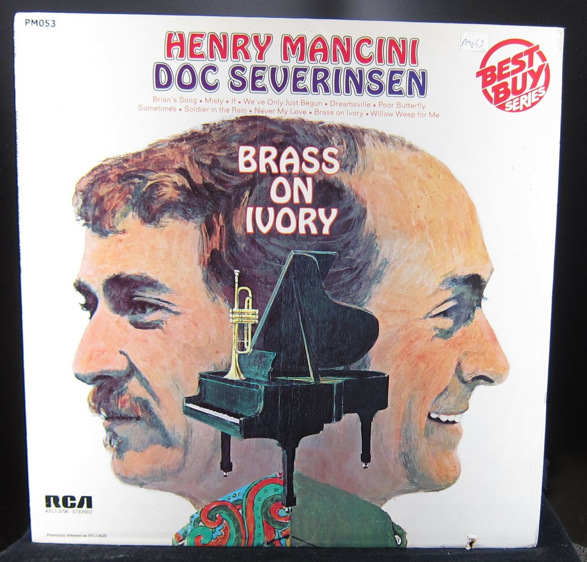 洋楽 BrassOnIvoryHenryMancini&DocSeverinsen Henry Mancini , Doc Severinsen - Brass On Ivory - RCA Victor 1972