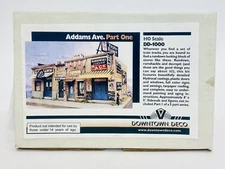 Downtown Deco HO Addams Ave. Part One Building Kit DD-1000 New