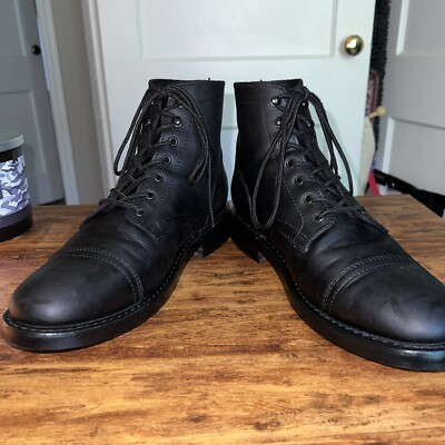 Thursday Boot Co Men\'s Captain Boot Black Leather Lace Up Ankle Everyday Size 12 Amazon.com: Thursday Boot Company Men main image 2
