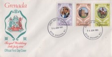 Grenada -1981 Royal Wedding of Prince Charles and Diana First Day Cover - Cachet