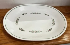 Corelle Holly Days Christmas Serving Platter 12 1/4" x 10” EUC