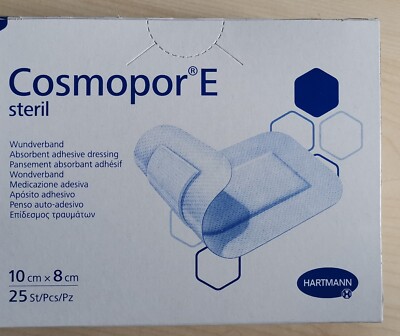 Cosmopor E steril 10 cm x 8 cm, 25 Stk. Hartmann Wundpflaster, Wundverband