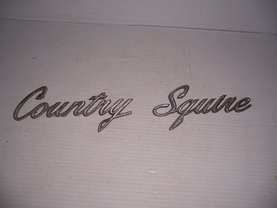 Ford Country Squire 1970 vintage cuarto panel escritura emblema insignia Hot Rod  Foto 2 de 4