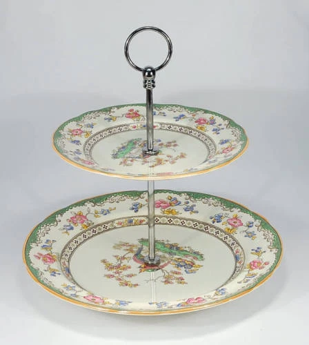 Spode "Eden" Etagere 2-stufig - Bild 1 von 1
