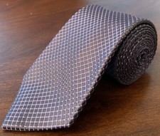 Geoffrey Beene, Purple, 100 Silk Men  s Neck Tie Textured  