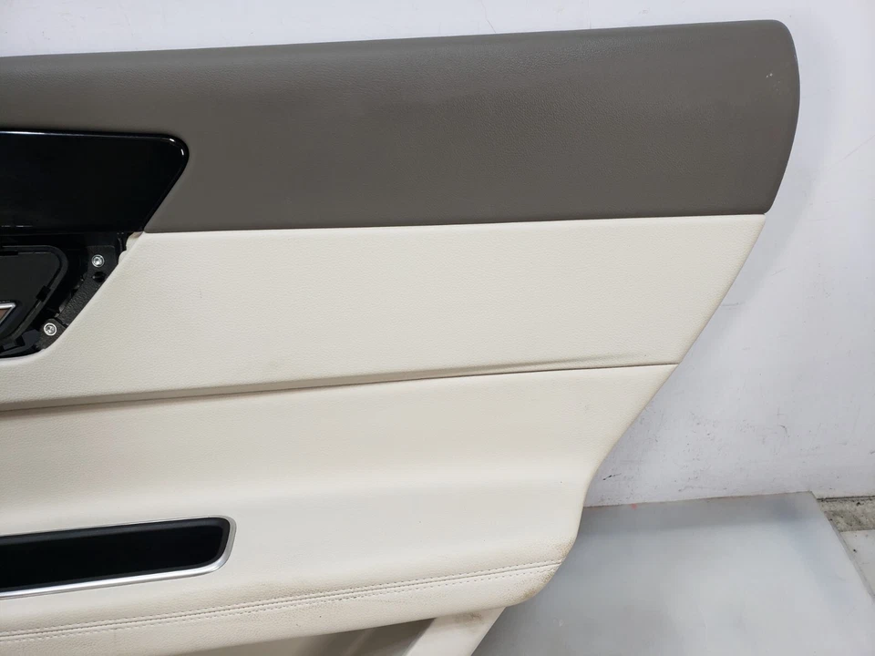 ✅ 16-20 OEM Jaguar XF 25t passageiro traseiro direito interior painel porta acabamento ostra - Imagem 4 de 4