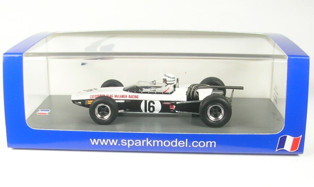 Mclaren M4A No.16 GP de Pau F2 1968 (Graeme Lawrence) 1:43 Spark