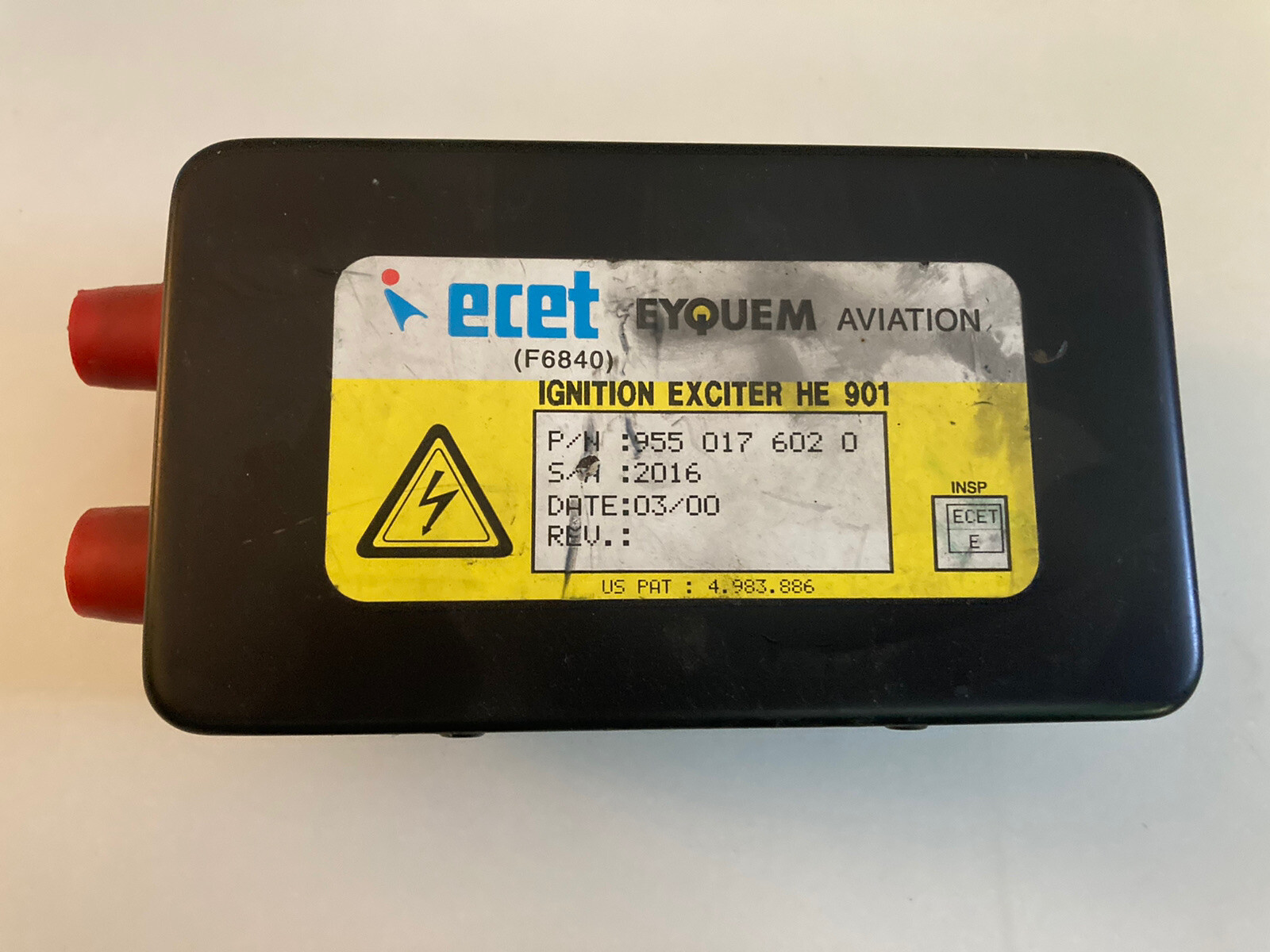 EYQUEM HE901 HE 901 IGNITION EXCITER ECET 9550176020 | eBay