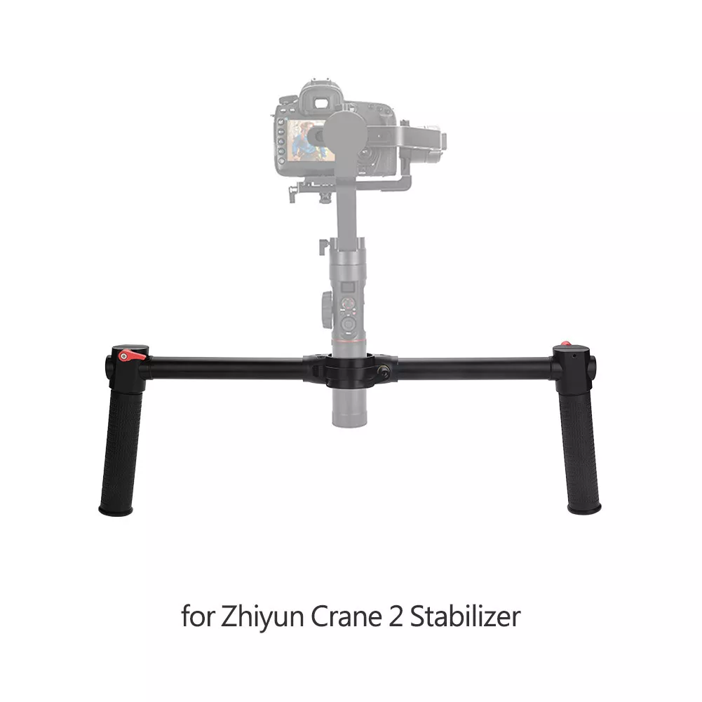 Extended Dual Handheld Handle Grip Bracket for Zhiyun Crane 2 Stabilizer Gimbal
