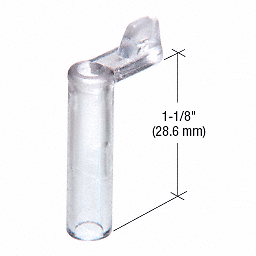 CRL V720D-XCP100 CRL 1-5/32" Clear Plastic Screen Clip - pack of 100 - Picture 2 of 3