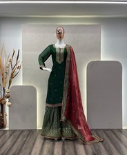 Designer Indian Pakistani Salwar Kameez Bollywood Dress Party Wear Suit wedding