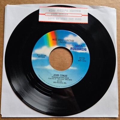 JOHN CONLEE Miss Emily's Picture/Love Is What You Need 45 7'' Record Vinyl 