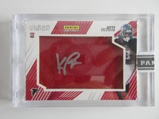 2021 Panini Instant NFL Clear Vision Kyle Pitts Rookie RC Auto SSP Prizm 9/10