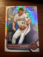 2022 Bowman Draft DYLAN RAY 1st Bowman Refractor BDC-191 Diamondbacks