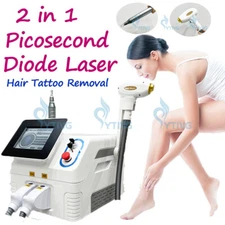 2 in 1 Picosecond nd yag Laser Ice 808nm diode laser hair removal machine