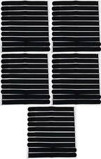50x Cable Hook and Loop with Eyelet 400 x 40 mm Black Cable Hook and Loop Cable Ties Hook and Loop Tapes