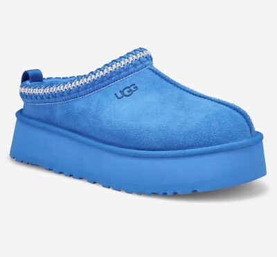  SHIPS TODAY UGG TAZZ PLATFORM SUEDE SLIPPER/CLOG/~BIG SKY~US 8-10 NIB