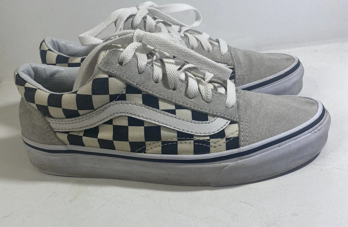 Checkerboard vans old top skool size 5