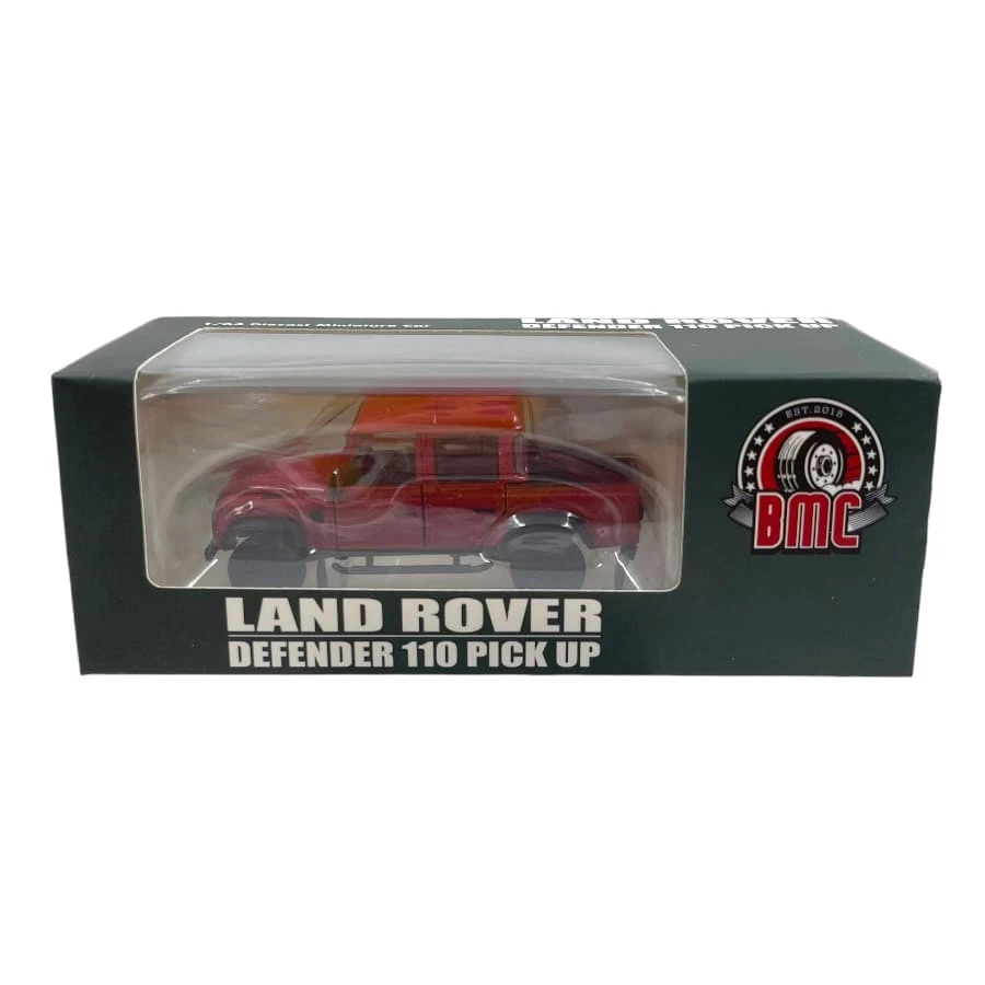 Modellino Auto BMC 1/64 Land Rover Defender 110 LHD Red/Orange - Immagine 4 di 4