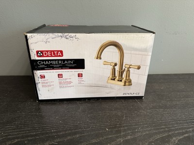 Delta chamberlain bathroom 2 Handle bathroom faucet champagne bronze 25747LF-CZ