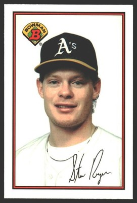 Stan Royer #195 1989 Bowman Collector's Edition (Tiffany) Athletics RC
