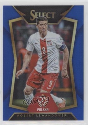 2015 Select Blue Prizm /299 Robert Lewandowski (Ball Back Photo Variation) 0i7l