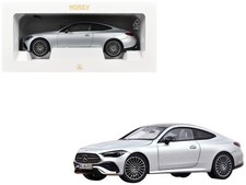 2024 Mercedes-Benz CLE Coupe Hightech Silver Metallic 1/18 Diecast Car by Norev