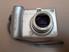 Canon PowerShot A75 3.2MP Digital Camera - Silver Parts