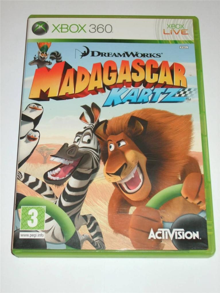 Madagascar Kartz  for Xbox 360 ""FREE UK  P&P""