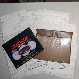 Star Trek Blueprints 1975 Franz Joseph U.S.S. Enterprise Vintage Set 12 Vintage