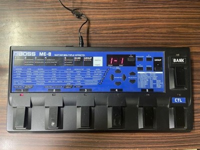 BOSS ME-8 Guitar Multi-Effects Pedal Working