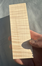 Great curly maple with amazing figure Knife Handle Block, Pen Blanks, USA
